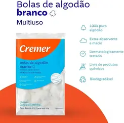 ALGODAO BOLA BRANCA 95 G