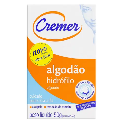 ALGODAO ROLO CREMER 50G