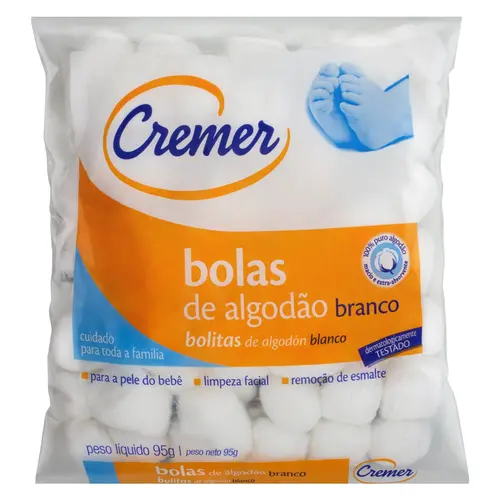 ALGODAO CREMER BOLAS C/95 GR