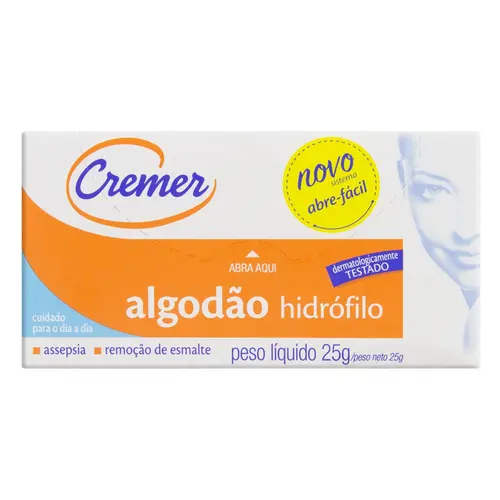 ALGODAO ROLO CREMER 25G