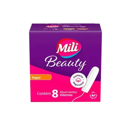 ABSORVENTE INTERNO MILI BEAUTY SUPER 8 UN