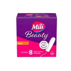 ABSORVENTE INTERNO MILI BEAUTY SUPER 8 UN