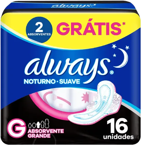 ABS ALWAYS NOITES TRANQUILAS SUAVE 16UN