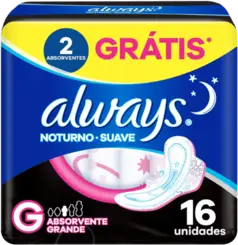 ABS ALWAYS NOITES TRANQUILAS SUAVE 16UN