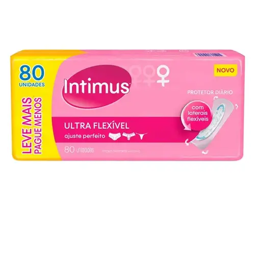 PROTETOR DIARIO INTIMUS FLEXIVEL 80 UN
