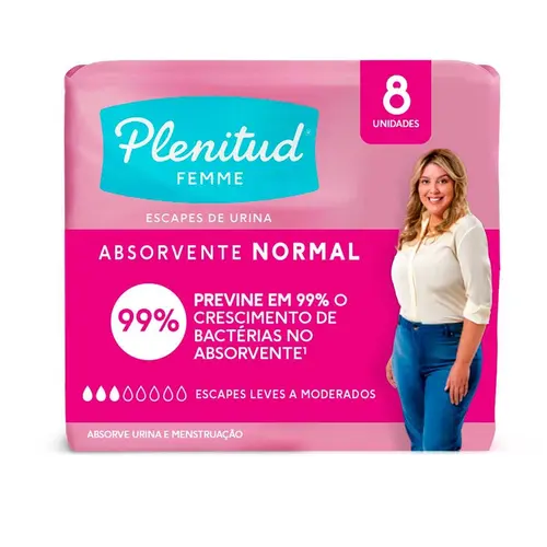 ABS PLENITUD FEMME NORMAL C/8