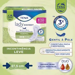 ABSORVENTE TENA LADY DISCREET NORMAL 8 UN