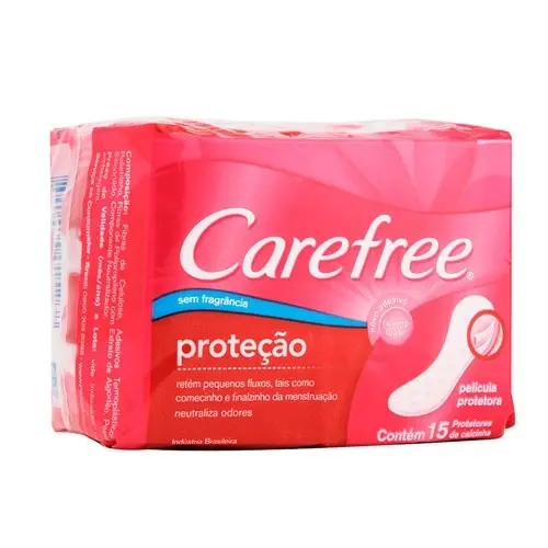 PROTETOR CAREFREE PROTECAO 15UN SEM FRAGANCIA