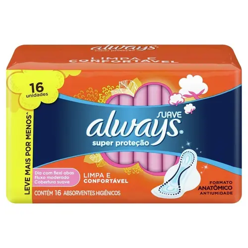 ABS ALWAYS SUAVE COM ABAS 16UN