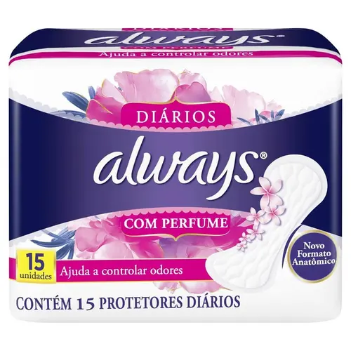 PROTETOR DIARIO ALWAYS COM PERFUME 15UN