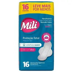 ABS MILI PROTECAO TOTAL SUAVE C/16 UN