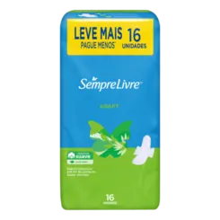 ABSORVENTE SEMPRE LIVRE ADAPT SUAVE COM ABAS 16UN