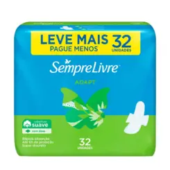 ABS SEMPRE LIVRE ADAPT SUAVE COM ABAS 32UN