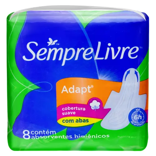 ABS SEMPRE LIVRE ADAPT SUAVE COM ABAS 8UN