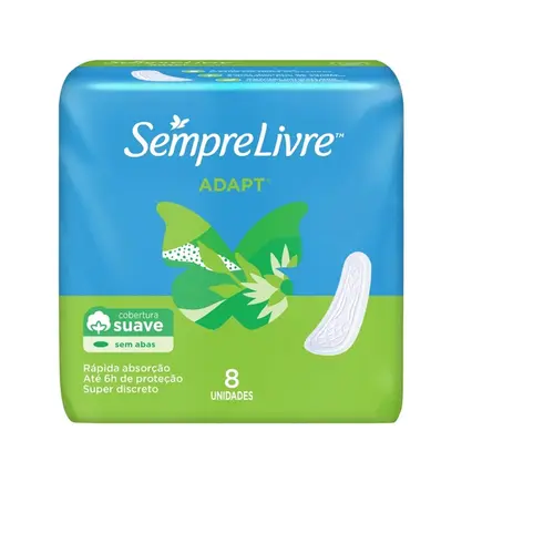 ABS SEMPRE LIVRE ADAPT SUAVE SEM ABAS 8UN
