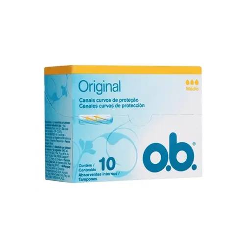 ABSORVENTE INTERNO OB PROCOMFORT MEDIO LV+PG- 10UN