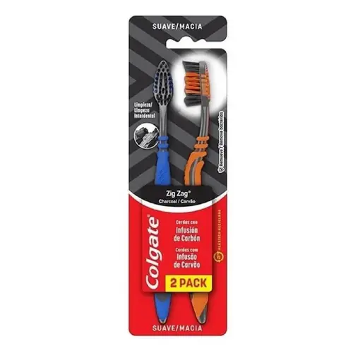 ESC DENTAL COLGATE ZIG ZAG CARVAO C/2 UN COLGATE