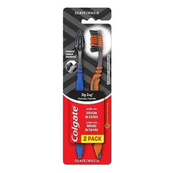 ESC DENTAL COLGATE ZIG ZAG CARVAO C/2 UN COLGATE