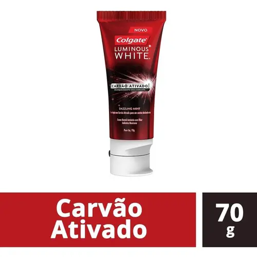 CR DENTAL COLGATE LUMINOUS WHITE CARVAO ATIVADO 70G