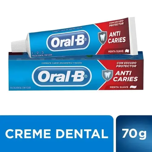 CR DENTAL ORAL-B 123 MENTA SUAVE 70 GR
