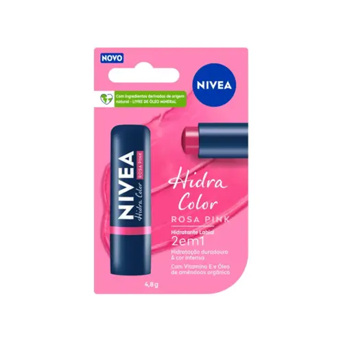 PROT LABIAL NIVEA COLOR ROSA PINK 4,8G