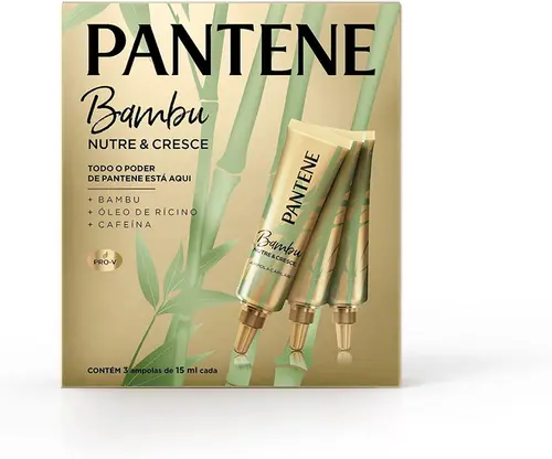 AMPOLA PANTENE 15 ML C/ 3 BAMBU
