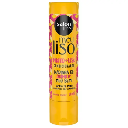 COND SALON LINE 300ML MUITO+LISO MEU LISO
