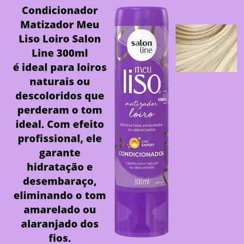 COND SALON LINE 300ML MATIZADOR MEU LISO