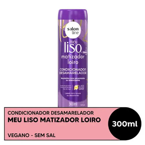COND SALON LINE 300ML MATIZADOR MEU LISO