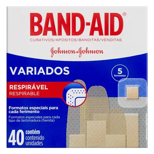 CURATIVO BAND AID VARIADOS 30UN