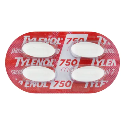 TYLENOL 750 MG C/ 4 COMP REV*