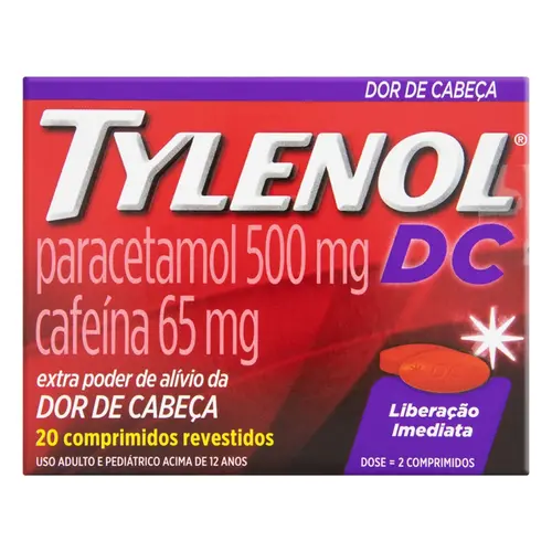 TYLENOL DC 500 MG C/20 CPR****
