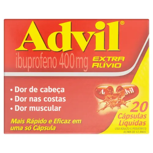 ADVIL 400 MG C/ 20 CAP