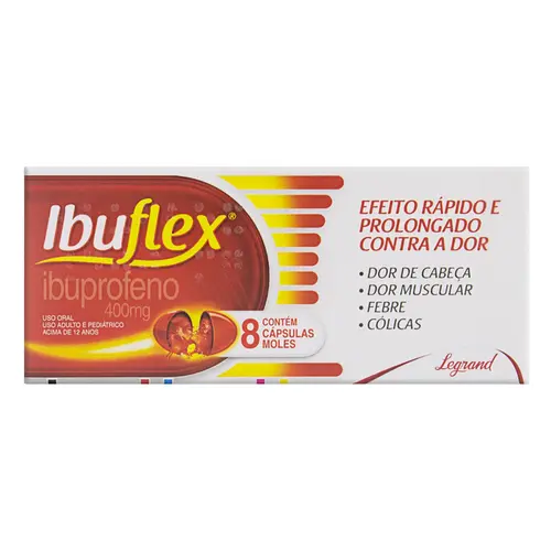 IBUFLEX 400 MG 8 CAPS MOLE