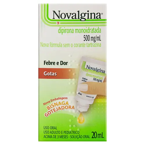 NOVALGINA 500 MG GTS C/20 ML