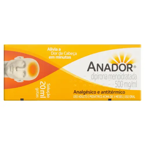 ANADOR 500 MG GTS 20 ML