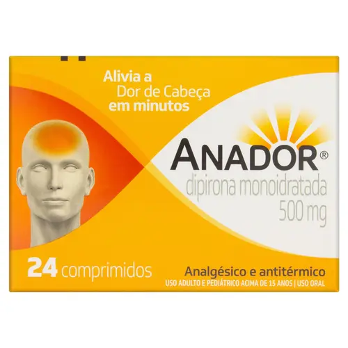 ANADOR 500 MG 24 CPR