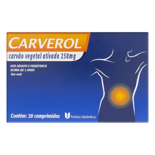 CARVEROL 250 MG 20 COMP