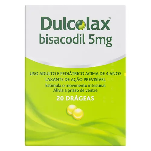 DULCOLAX 5 MG C/20 DRG