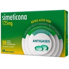 SIMETICONA 125MG CX 10 CAP