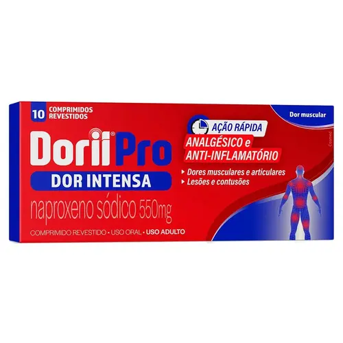 DORII PRO 550MG C 10 COMP