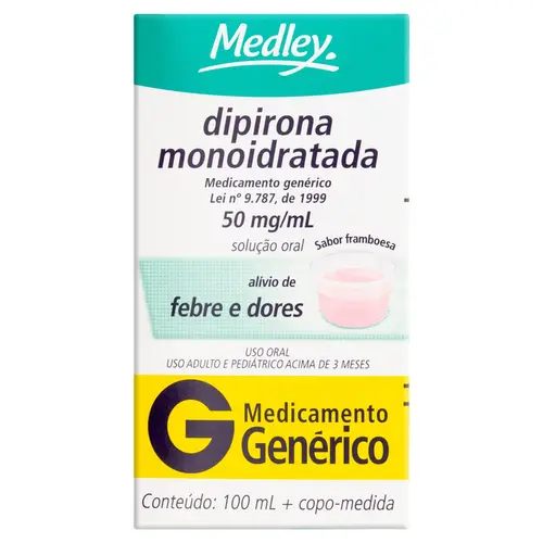 DIPIRONA 50 MG 100 ML MEDLEY