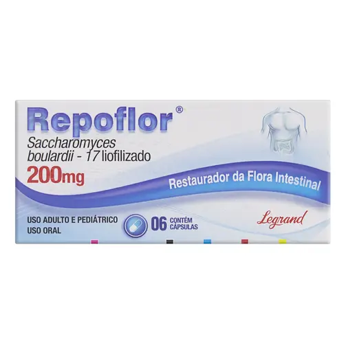 REPOFLOR 200 MG C/6 CPS AD E P