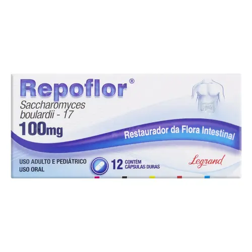 REPOFLOR 100 MG 12 CPS AD E PE