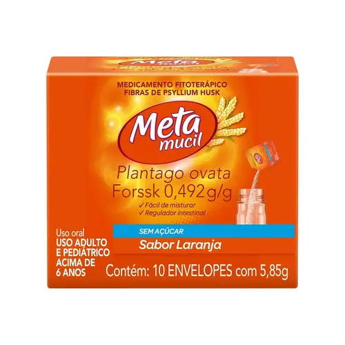METAMUCIL LARANJA 10 SACHES*