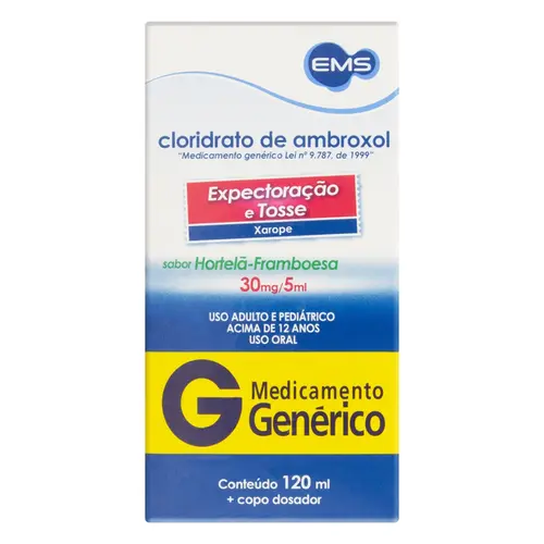AMBROXOL CLOR 30 MG/5 ML XPE  AD 120 ML