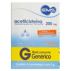 ACETILCISTEINA 200 MG C/16 ENV