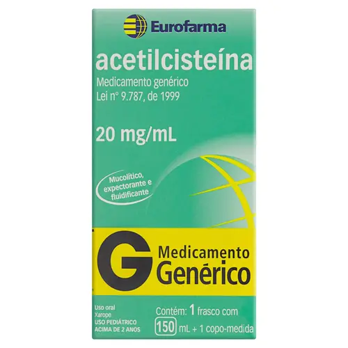 ACETILCISTEINA 20MG XPE FR 150