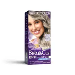 TINTURA BELA&COR KIT SEM AMONIA DESAMARELADOR