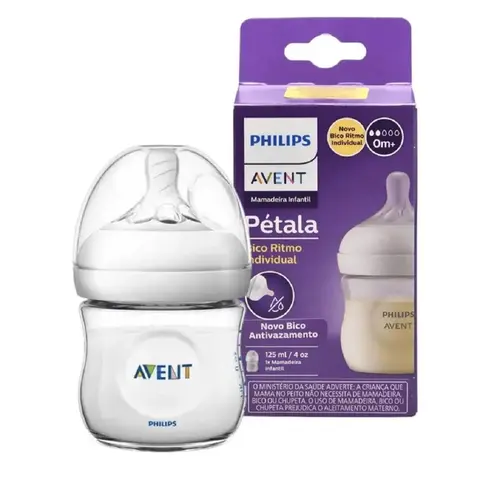 MAMADEIRA PETALA 0M+ 3.0 125ML TRANSPARENTE